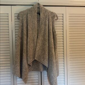 Say What? Plush Gray Vest